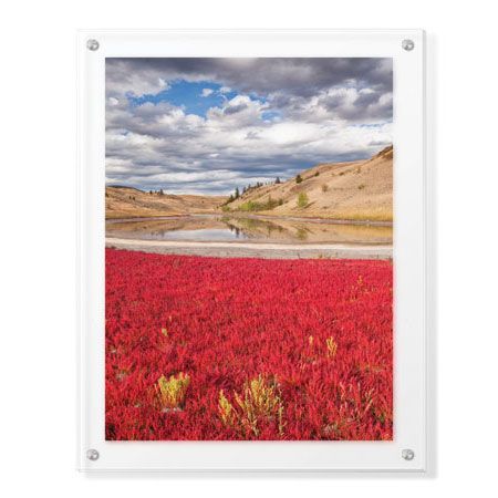 Donald Paulson Limited Edition Ready to Hang Giclee on Clear Acrylic: "Lac du Bois Grasslands Park II"
