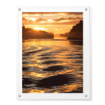 Donald Paulson Limited Edition Ready to Hang Giclee on Clear Acrylic: "Liquid Gold"