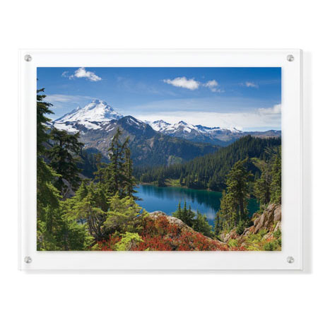 Donald Paulson Limited Edition Ready to Hang Giclee on Clear Acrylic: "Mount Baker"