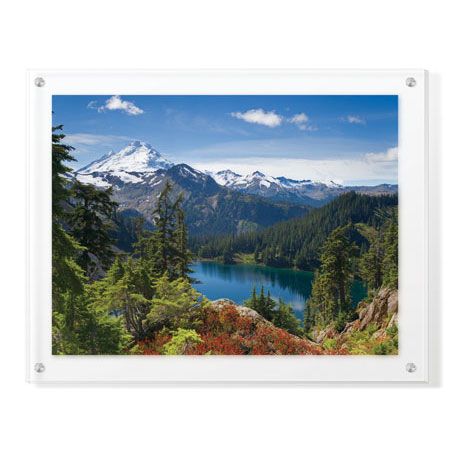 Donald Paulson Limited Edition Ready to Hang Giclee on Clear Acrylic: "Mount Baker"