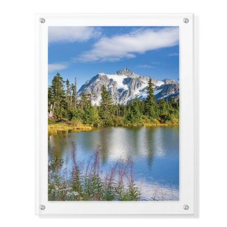 Donald Paulson Limited Edition Ready to Hang Giclee on Clear Acrylic: "Mount Shuksan"