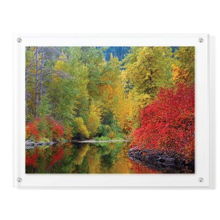 Donald Paulson Limited Edition Ready to Hang Giclee on Clear Acrylic: "Nason Creek I"