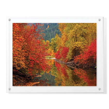 Donald Paulson Limited Edition Ready to Hang Giclee on Clear Acrylic: "Nason Creek IV"