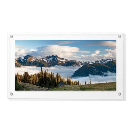 Donald Paulson Limited Edition Ready to Hang Giclee on Clear Acrylic: "Olympic National Park"