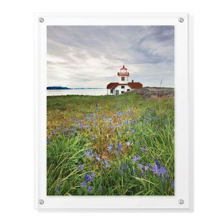 Donald Paulson Limited Edition Ready to Hang Giclee on Clear Acrylic: "Patos Island Lighthouse I"