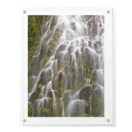 Donald Paulson Limited Edition Ready to Hang Giclee on Clear Acrylic: "Proxy Falls III"