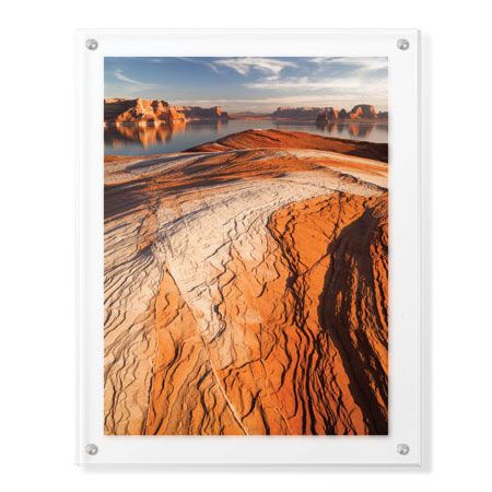 Donald Paulson Limited Edition Ready to Hang Giclee on Clear Acrylic: "Red Rock Sunset"
