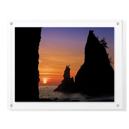 Donald Paulson Limited Edition Ready to Hang Giclee on Clear Acrylic: "Rialto Beach I"