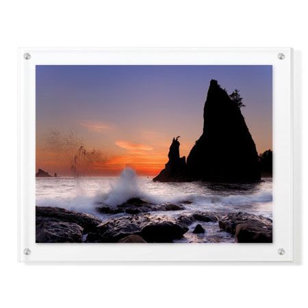 Donald Paulson Limited Edition Ready to Hang Giclee on Clear Acrylic: "Rialto Beach II"