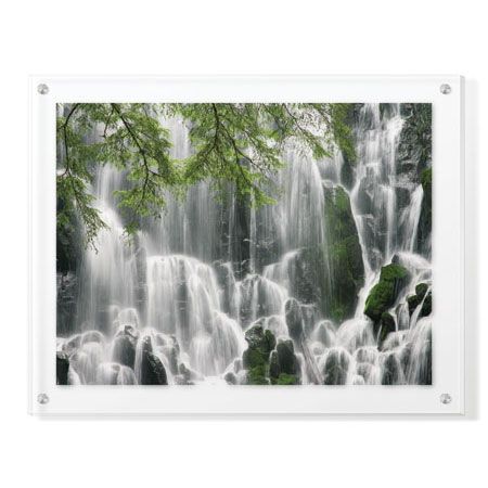Donald Paulson Limited Edition Ready to Hang Giclee on Clear Acrylic: "Romona Falls II"