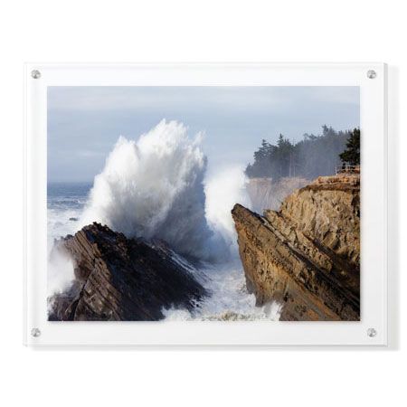 Donald Paulson Limited Edition Ready to Hang Giclee on Clear Acrylic: "Shore Acres I"