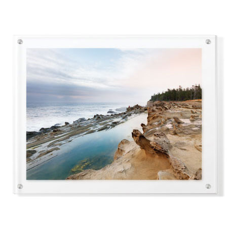 Donald Paulson Limited Edition Ready to Hang Giclee on Clear Acrylic: "Shore Acres II"