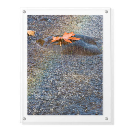 Donald Paulson Limited Edition Ready to Hang Giclee on Clear Acrylic: "Sluslaw River Rain"
