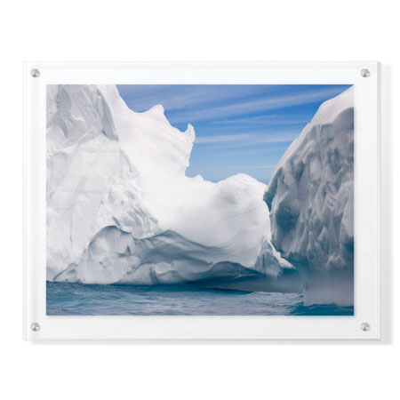 Donald Paulson Limited Edition Ready to Hang Giclee on Clear Acrylic: "South Georgia Island Iceberg"