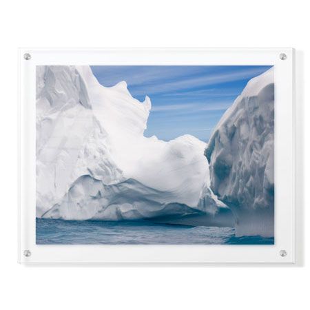 Donald Paulson Limited Edition Ready to Hang Giclee on Clear Acrylic: "South Georgia Island Iceberg"