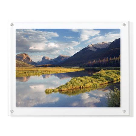 Donald Paulson Limited Edition Ready to Hang Giclee on Clear Acrylic: "Squaretop Mountain II"
