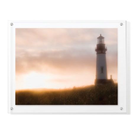 Donald Paulson Limited Edition Ready to Hang Giclee on Clear Acrylic: "Yaquina Head Light House"