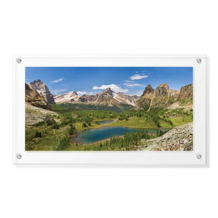 Donald Paulson Limited Edition Ready to Hang Giclee on Clear Acrylic: "Yoho National Park Panorama"