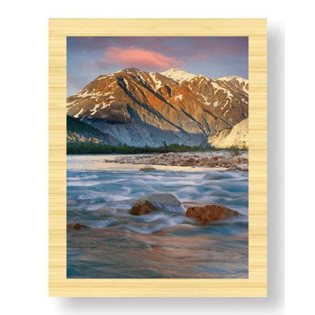 Donald Paulson Limited Edition Ready to Hang Giclee on Sustainable Bamboo: "Alsek River I"