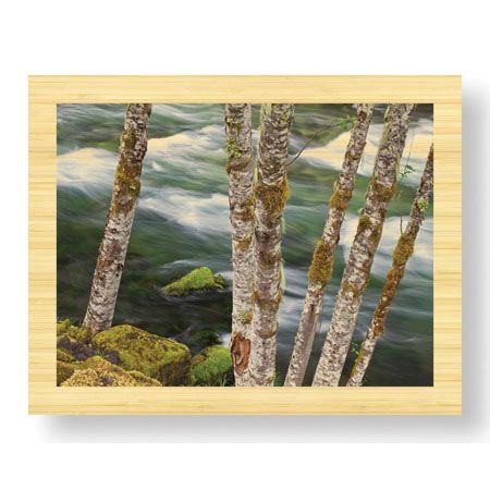 Donald Paulson Limited Edition Ready to Hang Giclee on Sustainable Bamboo: "Clackamas River II"