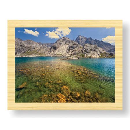 Donald Paulson Limited Edition Ready to Hang Giclee on Sustainable Bamboo: "Indian Basin I"