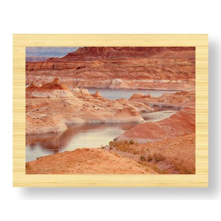 Donald Paulson Limited Edition Ready to Hang Giclee on Sustainable Bamboo: "Labyrinth Rock"