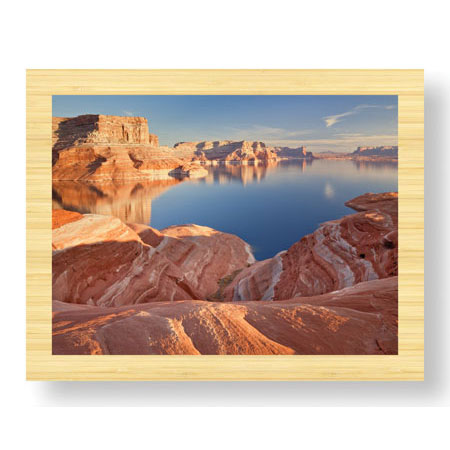 Donald Paulson Limited Edition Ready to Hang Giclee on Sustainable Bamboo: "Lake Powell Eons of Time"