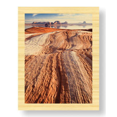 Donald Paulson Limited Edition Ready to Hang Giclee on Sustainable Bamboo: "Lake Powell Layers of Time I"