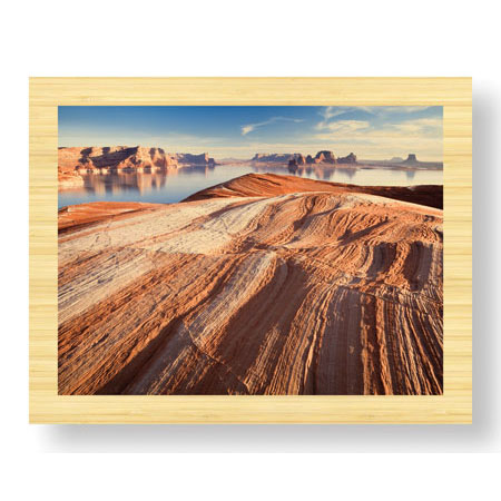 Donald Paulson Limited Edition Ready to Hang Giclee on Sustainable Bamboo: "Lake Powell Layers of Time II"