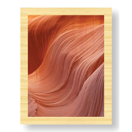 Donald Paulson Limited Edition Ready to Hang Giclee on Sustainable Bamboo: "Lower Antelope Canyon III"