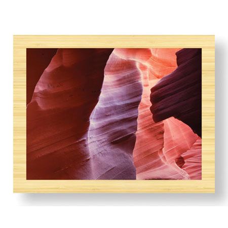 Donald Paulson Limited Edition Ready to Hang Giclee on Sustainable Bamboo: "Lower Antelope Canyon IV"