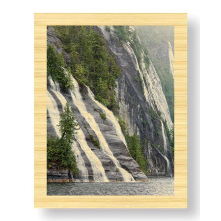 Donald Paulson Limited Edition Ready to Hang Giclee on Sustainable Bamboo: "Misty Fiords"