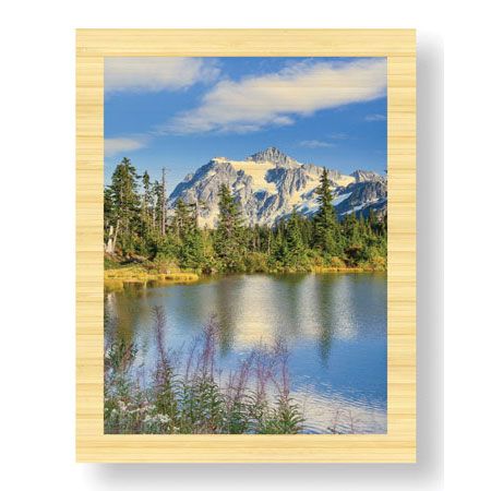 Donald Paulson Limited Edition Ready to Hang Giclee on Sustainable Bamboo: "Mount Shuksan"