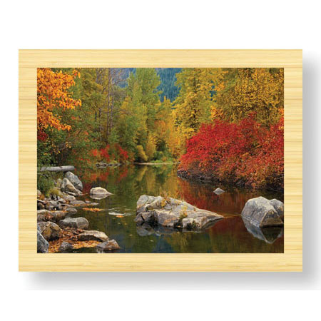 Donald Paulson Limited Edition Ready to Hang Giclee on Sustainable Bamboo: "Nason Creek II"