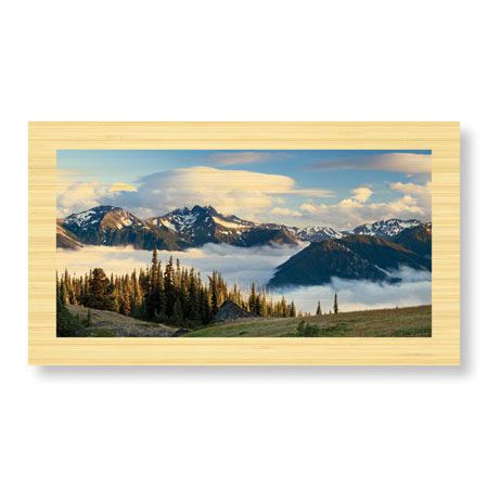 Donald Paulson Limited Edition Ready to Hang Giclee on Sustainable Bamboo: "Olympic National Park"