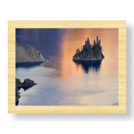 Donald Paulson Limited Edition Ready to Hang Giclee on Sustainable Bamboo: "Phantom Ship Island"