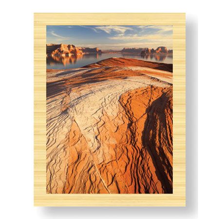 Donald Paulson Limited Edition Ready to Hang Giclee on Sustainable Bamboo: "Red Rock Sunset"
