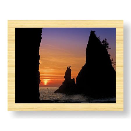 Donald Paulson Limited Edition Ready to Hang Giclee on Sustainable Bamboo: "Rialto Beach I"