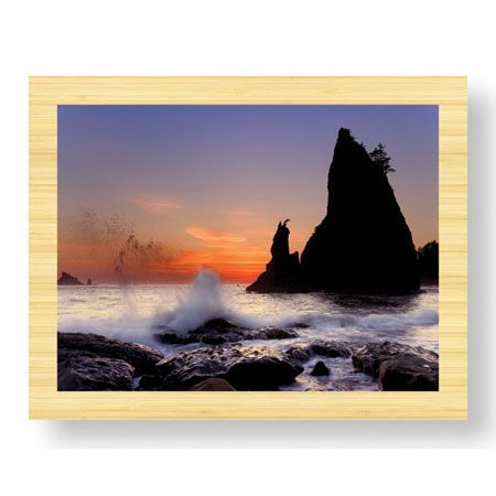 Donald Paulson Limited Edition Ready to Hang Giclee on Sustainable Bamboo: "Rialto Beach II"
