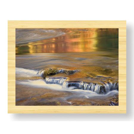 Donald Paulson Limited Edition Ready to Hang Giclee on Sustainable Bamboo: "Rogue River Reflections I"