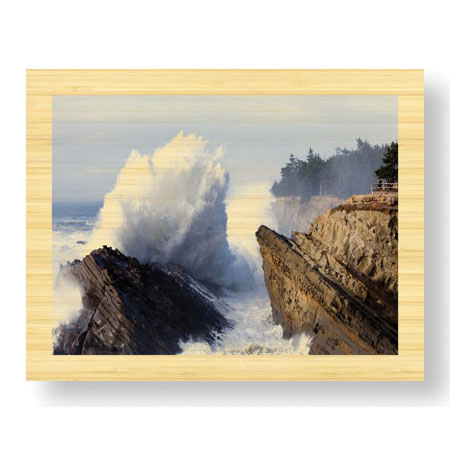 Donald Paulson Limited Edition Ready to Hang Giclee on Sustainable Bamboo: "Shore Acres I"