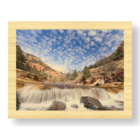 Donald Paulson Limited Edition Ready to Hang Giclee on Sustainable Bamboo: "Slide Creek"