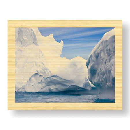 Donald Paulson Limited Edition Ready to Hang Giclee on Sustainable Bamboo: "South Georgia Island Iceberg"