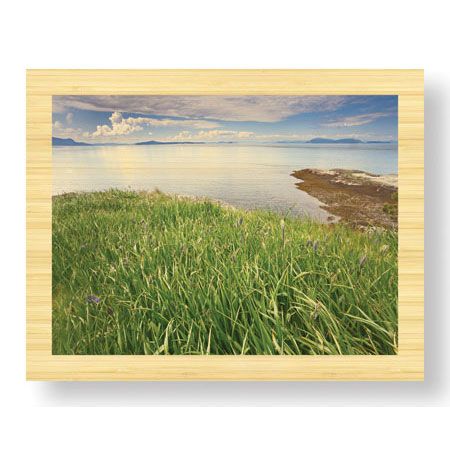 Donald Paulson Limited Edition Ready to Hang Giclee on Sustainable Bamboo: "Sucia Island"