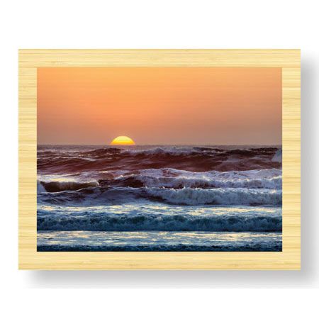 Donald Paulson Limited Edition Ready to Hang Giclee on Sustainable Bamboo: "Susnet Devils Punchbowl"