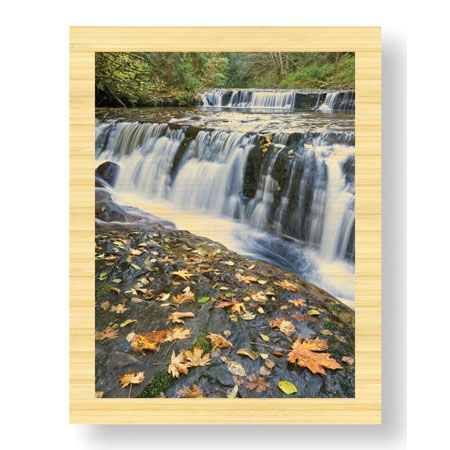 Donald Paulson Limited Edition Ready to Hang Giclee on Sustainable Bamboo: "Sweet Creek Falls I"