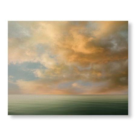 Donna Geissler Limited Edition Ready to Hang Giclee on Brushed Aluminum: "Earth Horizon I"
