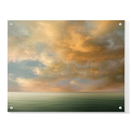 Donna Geissler Limited Edition Ready to Hang Giclee on Clear Acrylic: "Earth Horizon I"
