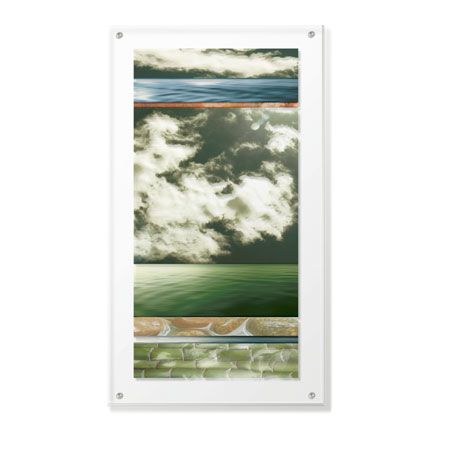 Donna Geissler Limited Edition Ready to Hang Giclee on Clear Acrylic: "Elements II"