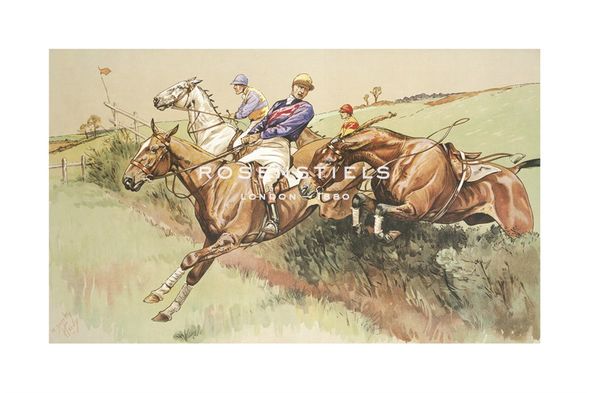 Dorothy Hardy Hand Numbered Limited Edition Print on Paper :"A Dangerous Competitor"